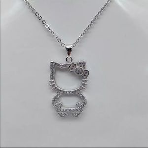 No Brand Jewelry - Hello Kitty 925 Sterling Silver Necklace. No Brand Jewelry - Hello Kitty 925 Sterling Silver Necklace.